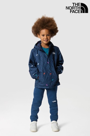 short-sleeve bouclé-mix sweatshirt Blue Kids Antora Jacket (291244) | £60