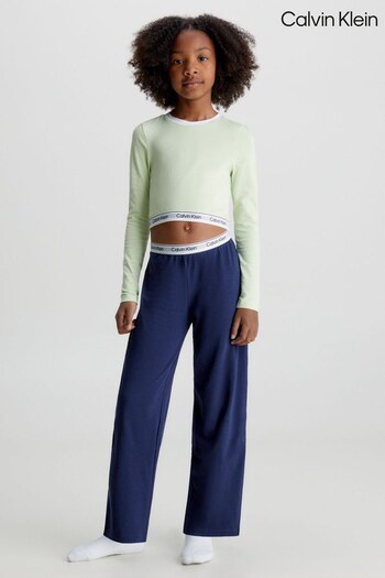 Calvin Klein Green Modern Cotton Pyjamas Set (291442) | £50