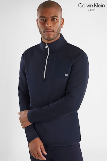 Calvin Klein Golf Blue Delta 1/2 Zip Sweat Top (291481) | £50