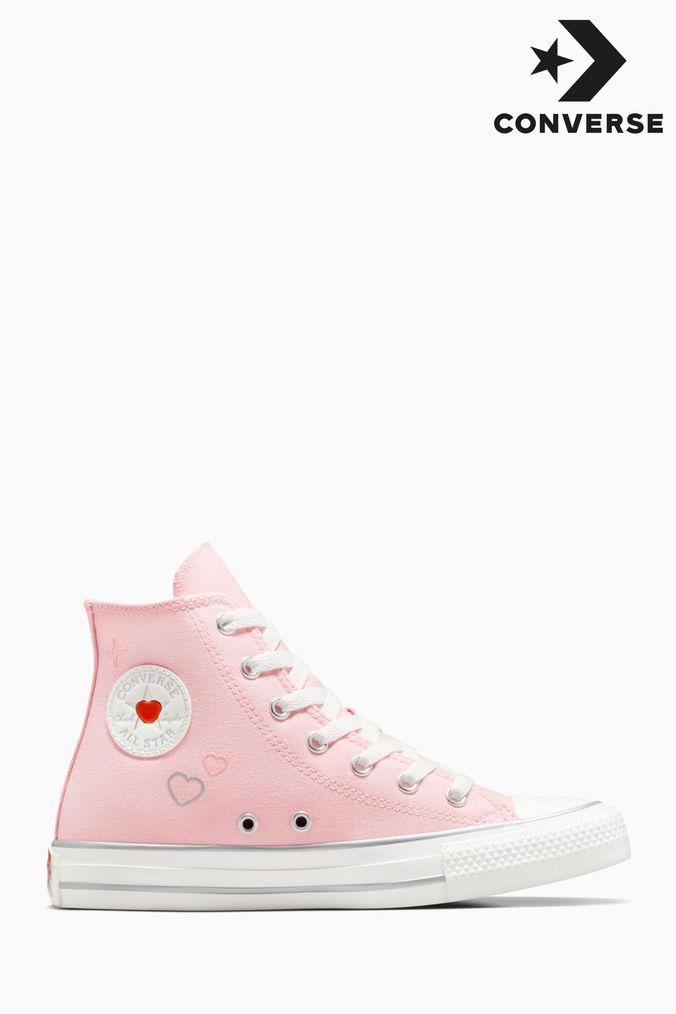 Girls pink deals converse boots