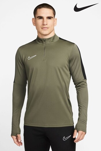 Nike Khaki Green Dri-FIT Academy Half Zip Training Top (292481) | £40