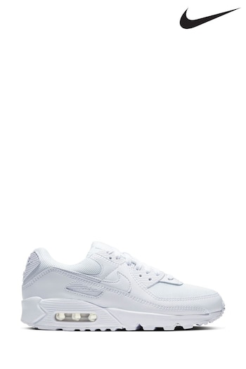 Nike White Air Max 90 Trainers (292500) | £125