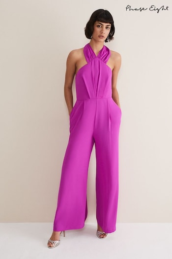 Phase Eight Pink Simone Wide Leg Jumpsuit (292502) | £139
