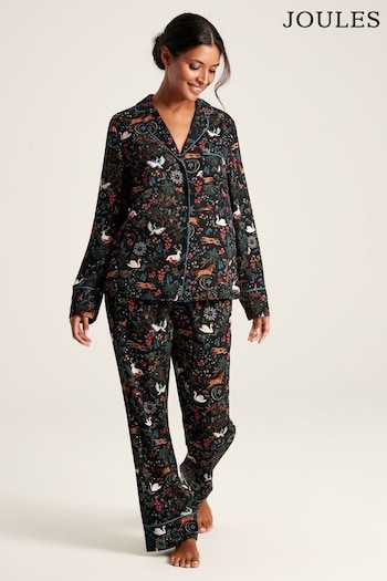 Joules Alma Black Pyjama Set (292835) | £59.95