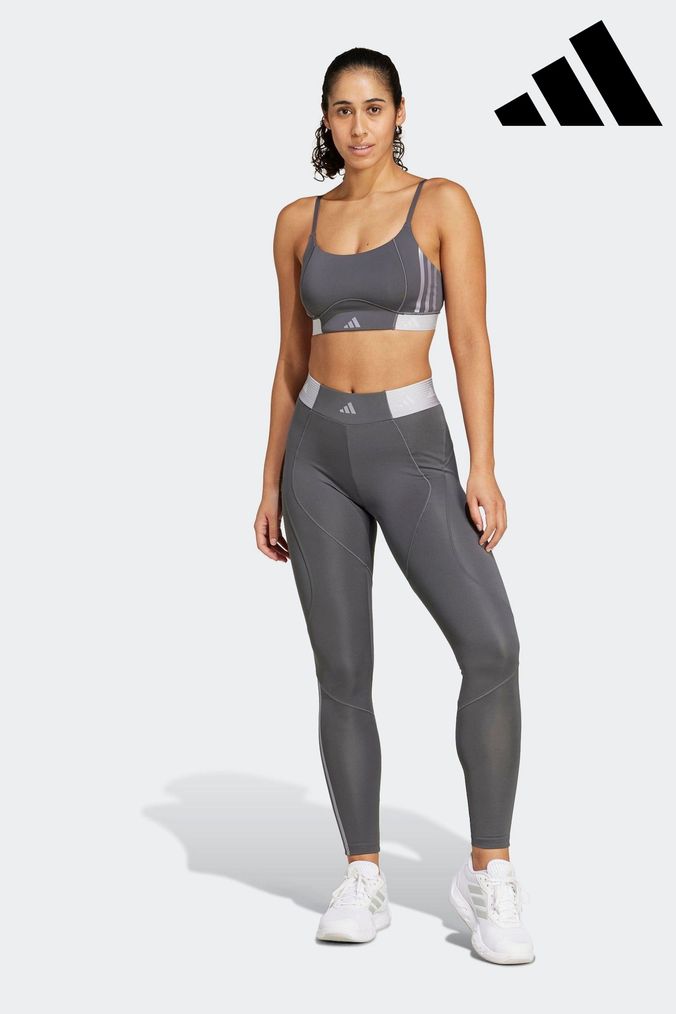 Light grey adidas leggings best sale