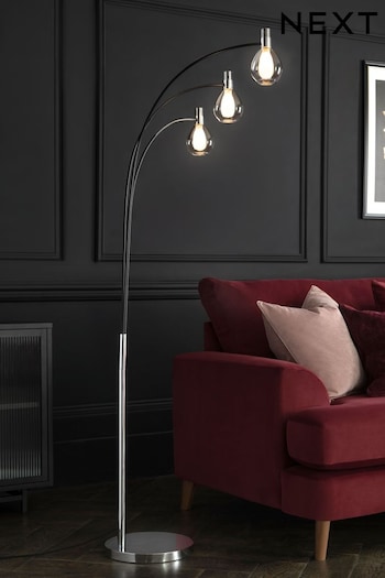 Chrome Carson 3 Light Floor Lamp (293061) | £150