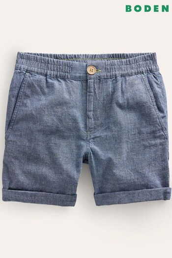 Boden Blue Smart Roll Up shirt Shorts (293457) | £23 - £27