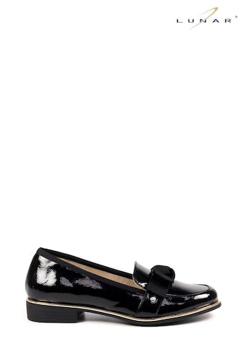 Lunar Elgin Patent Black Shoes (293652) | £45