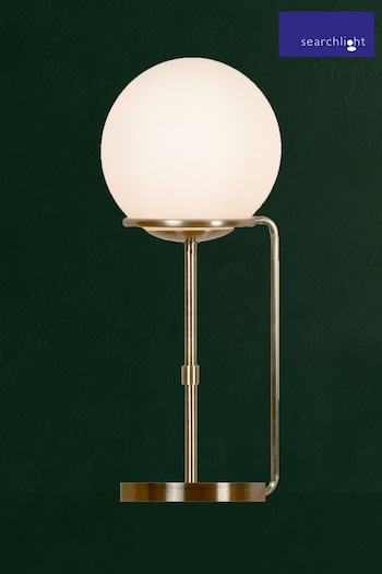 Searchlight Antique Brass Sphere Table Lamp (293756) | £56