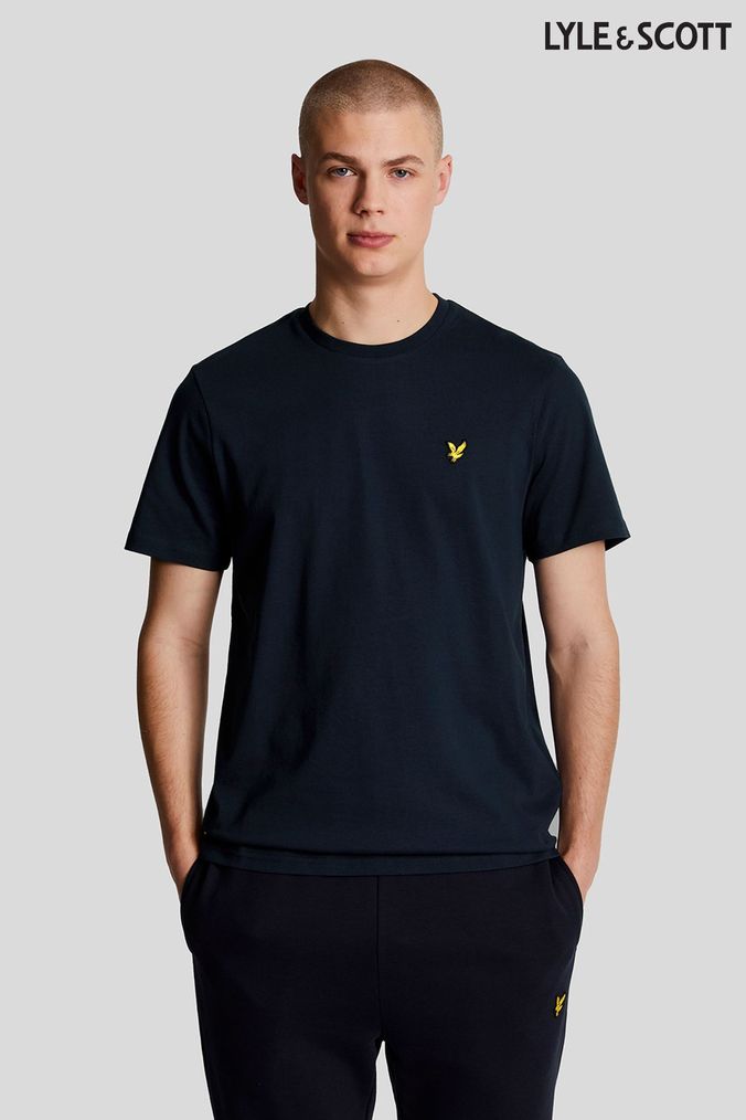 Lyle and scott clearance t shirt navy