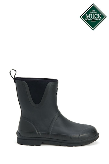 Muck Boots Black Originals Pull-On Mid Boots (294235) | £120