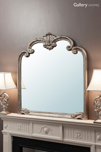 Gallery Home Silver Palazzo Mantel Mirror (294365) | £155