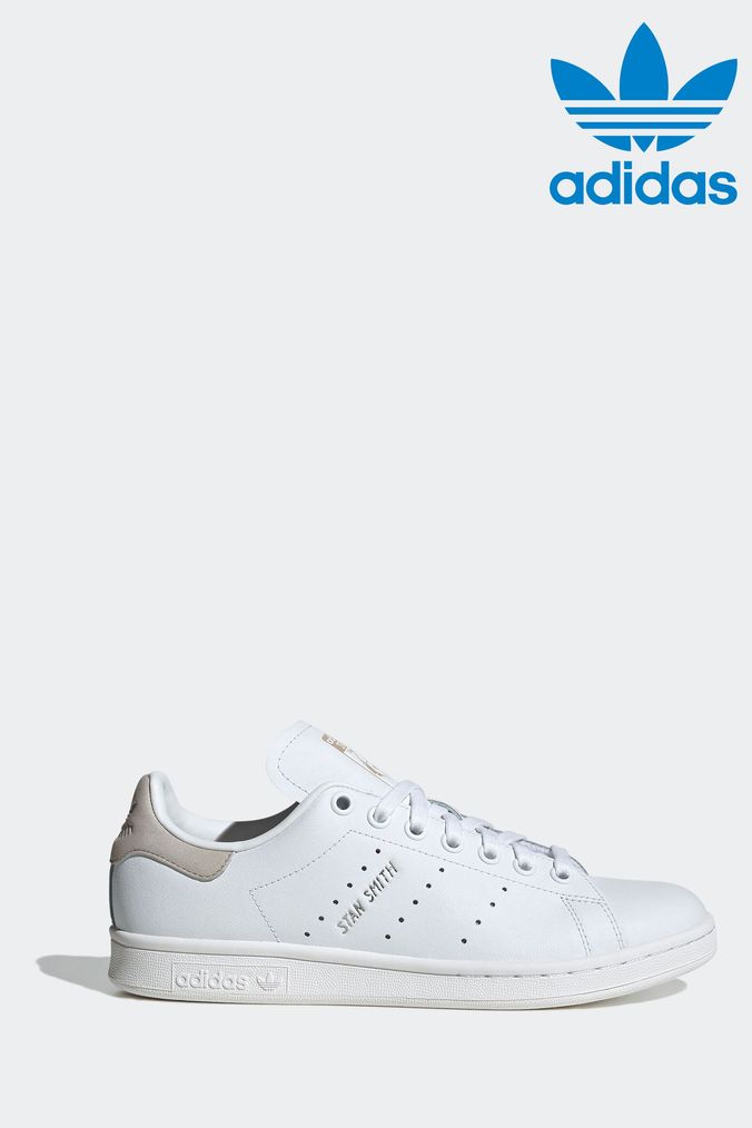 Womens white addidas trainers top