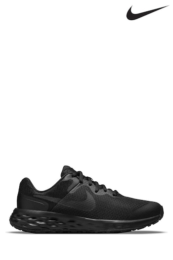 Nike silhouette Black Revolution 6 Youth Trainers (295297) | £40