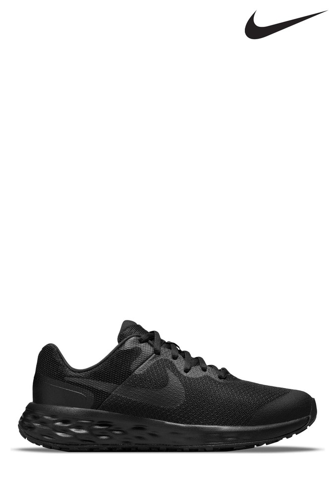 Nike Black Revolution 6 Youth Trainers (295297) | £40