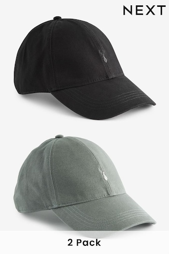 Black/Grey Caps 2 Pack (296471) | £18