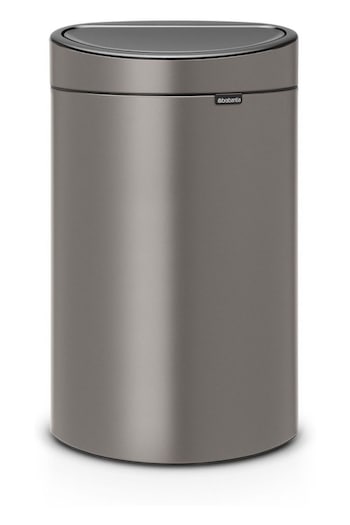 Brabantia Platinum New 40L Touch Bin (296676) | £122