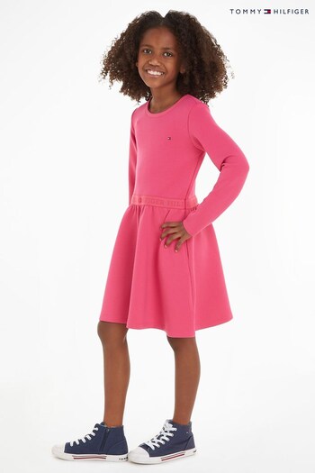 Tommy dresowe Hilfiger Kids Pink Monotype Belt Dress (296869) | £55 - £65
