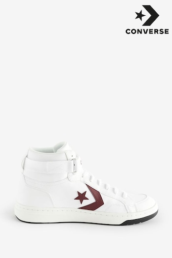 Converse White Pro Blaze High Top Trainers (296887) | £65