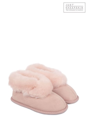 Just Sheepskin™ Pink Childrens Classic Slippers (297484) | £45
