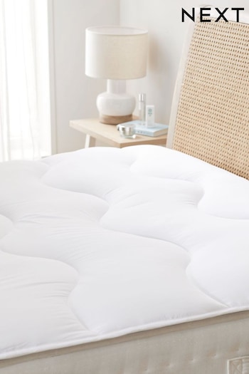 White Sleep In Comfort Mattress Topper (298060) | £60 - £95