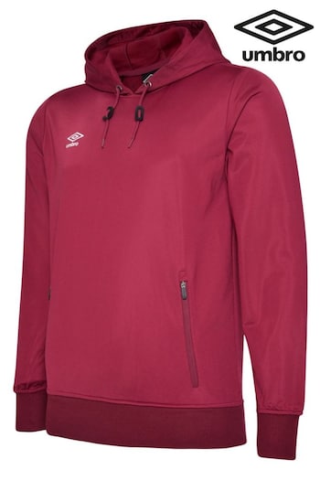 Umbro Red Chrome Poly OH Hoodie (298743) | £30