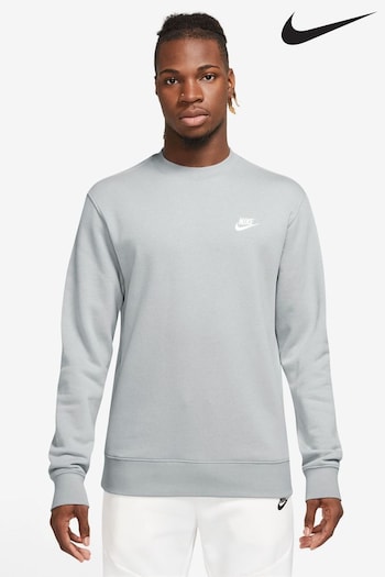 Nike Smoke Grey Club Crew Sweatshirt (299013) | £55