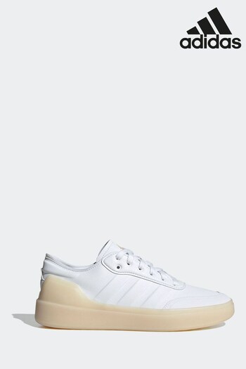 adidas White Ground Court Revival Trainers (299479) | £85
