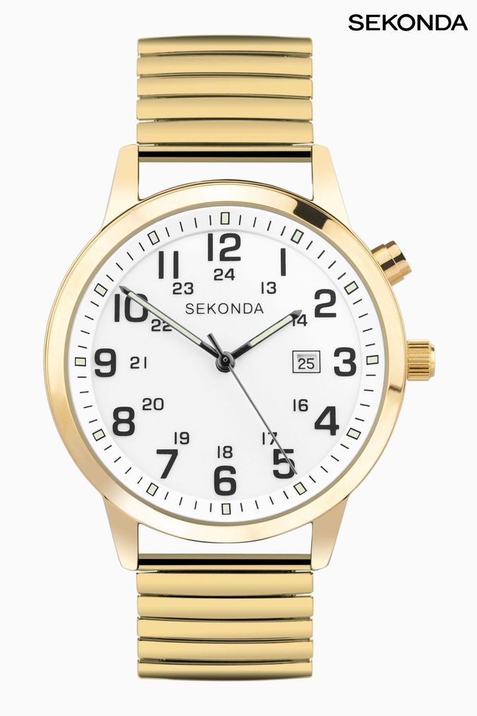 Sekonda gold discount watch mens