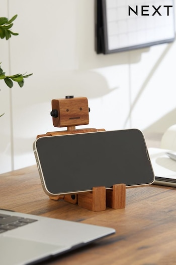 Brown Fathers Day Bronx Robot Phone Holder (2G6196) | £16