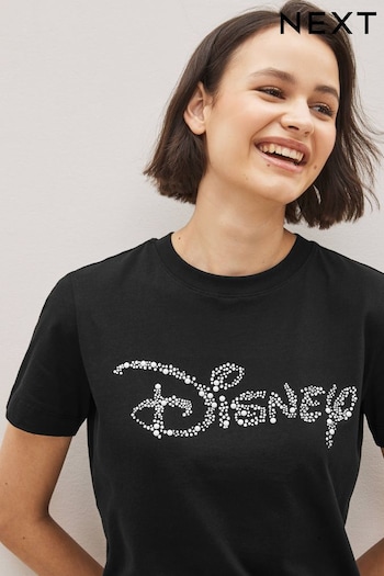 Disney Black Crew Neck Short Sleeve T-Shirt (2JX671) | £24