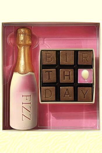 Choc on Choc Chocolate Birthday and Fizz Gift Set (2ML937) | £17
