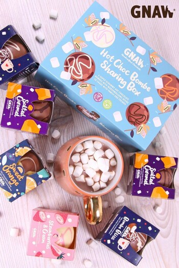 Gnaw Hot Chocolate Bombe Sharing Assortment Gift Pack Of 6 (2QU228) | £19