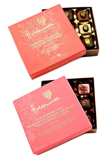 Holdsworth 2 Pack Elegant Collection Chocolate Gift Box (2TU298) | £22