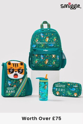 Smiggle Green Lets Play 4 Piece School Bundle Bag (300337) | £60