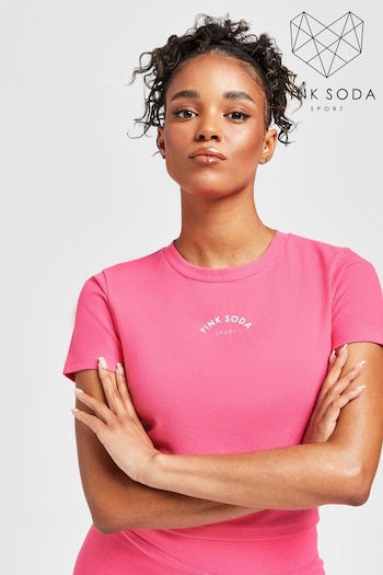 Pink Soda Pink Halle Slim T-Shirt (300929) | £22