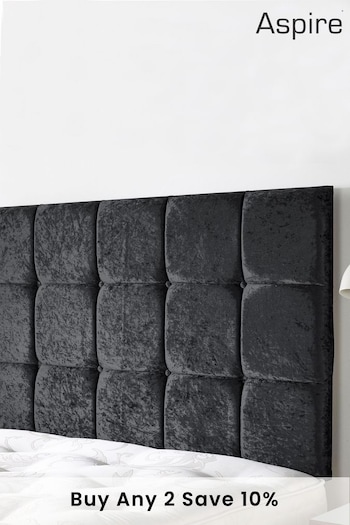 Aspire Furniture Black Pennine Headboard (300984) | £100 - £170