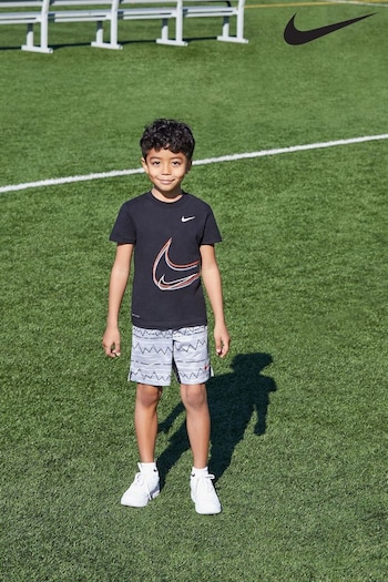Nike Black Little Kids Dri-FIT T-Shirts (301346) | £18