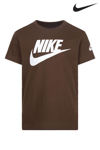 Nike Brown Futura Little Kids T-Shirt (301684) | £18