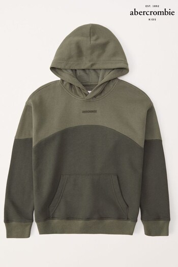 Abercrombie & Fitch Green Chain Elevated Essential Hoodie (301764) | £45