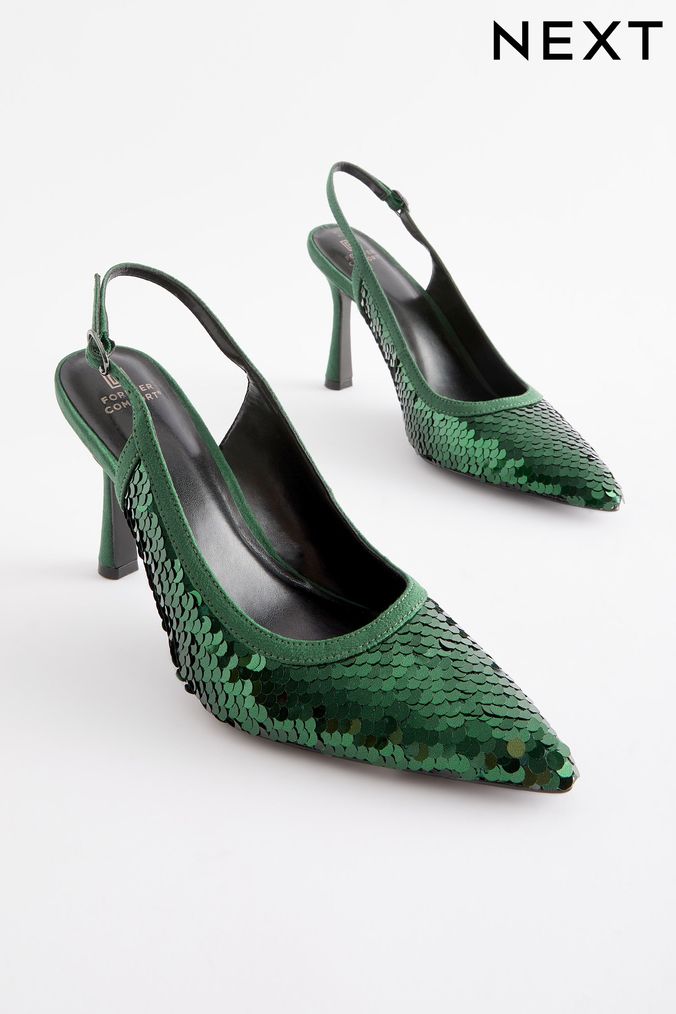 Next green on sale shoes