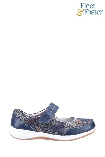 Fleet & Foster Blue Laura Shoes (301989) | £38