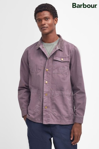 Barbour® Purple Grindle Overshirt (302083) | £109