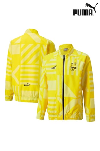 Puma Yellow Borussia Dortmund Pre Match Jacket (302084) | £60