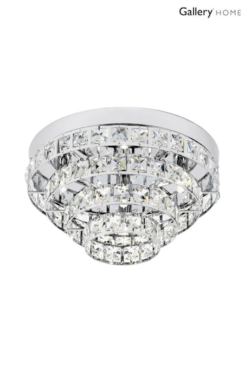 Gallery Home Chrome Louise Ceiling Light Lamp (302252) | £132