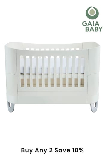 Gaia Baby White Gaia Serena Cot Bed (302308) | £600