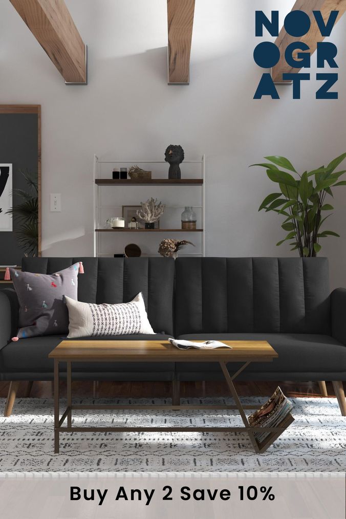 Next grey store sofa bed