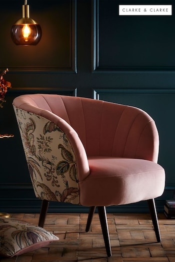 Clarke and Clarke Pink Pargue Chair (302791) | £700