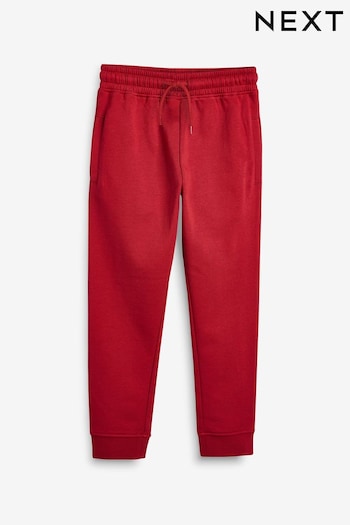 Red Slim Fit Cuffed Joggers (3-16yrs) (302804) | £9 - £14
