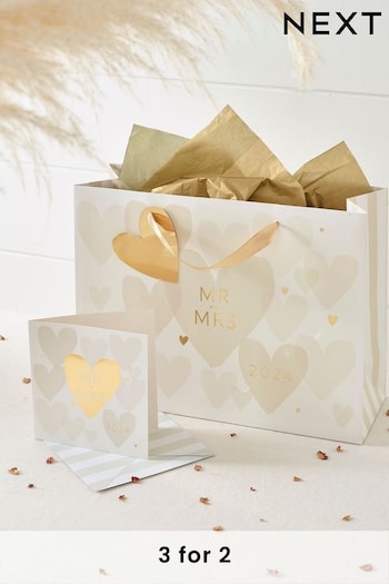 White Established In Wedding Gift Blooms Bag (302935) | £4